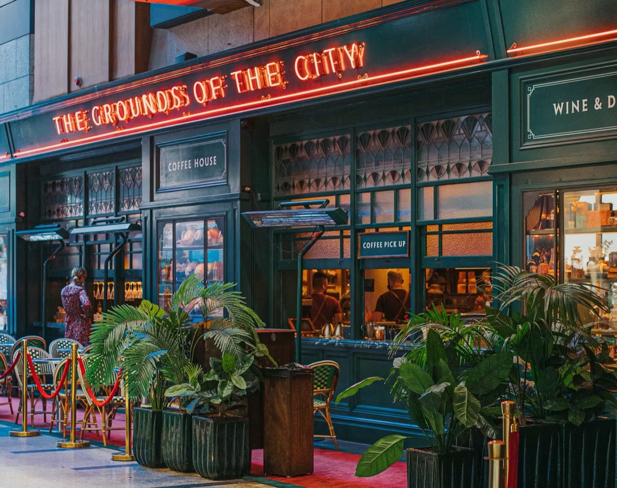 The Grounds of the City storefront in the Sydney CBD